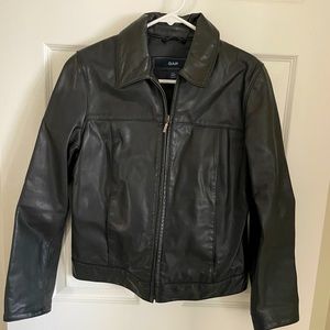 Authentic Women’s Black Leather Jacket XS
